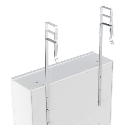 Wall mirror jewelry holder with lighting