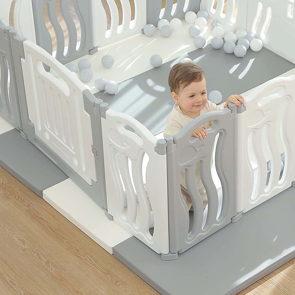 Plastic baby playpen