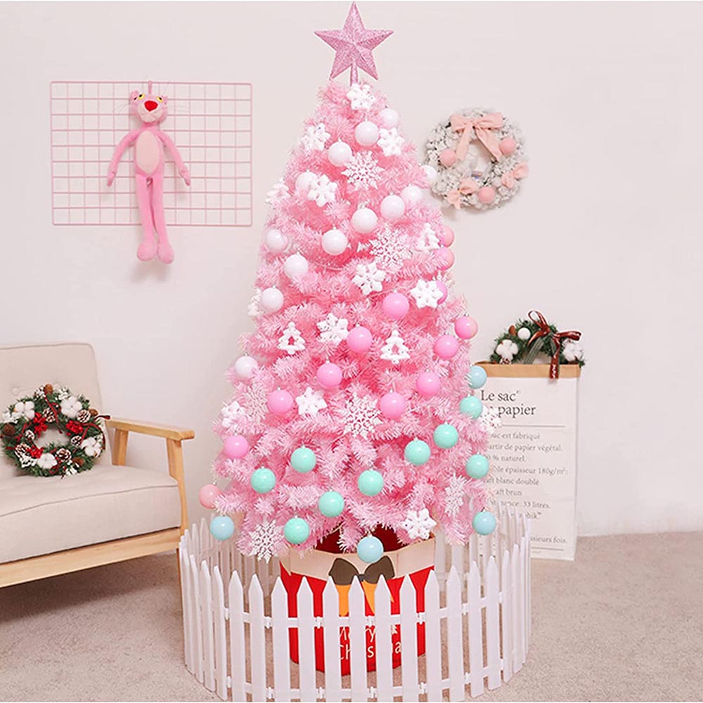 Pink artificial pine - in several sizes - 180 cm