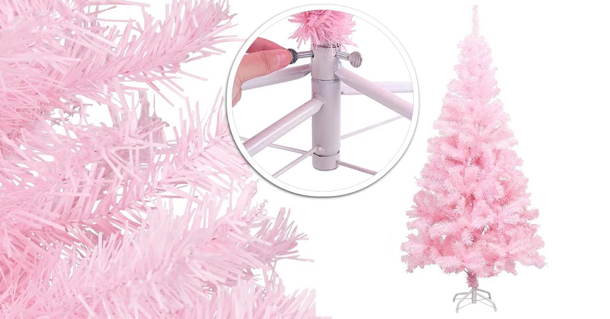 Pink artificial pine - in several sizes - 180 cm