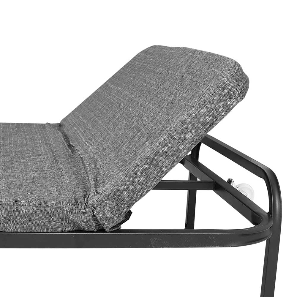 Guest bed in several types - gray